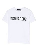 DSQUARED2 KIDS t-shirt en coton à logo imprimé - Blanc - thumbnail