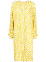 Bambah caftan Marrakesh à motif géométrique - Jaune