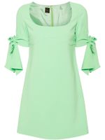 PINKO robe courte à poignets noués - Vert - thumbnail