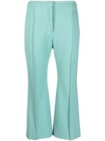 Jil Sander pantalon court à taille mi-haute - Vert