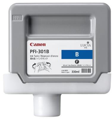 Canon 1494B001 PFI-301B inktcartridge pigment blauw standaardcapaciteit 330 ml 1-pack