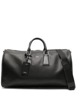 SANDRO metallic-logo luggage bag - Noir