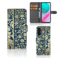 Samsung Galaxy M54 Hoesje Beige Flowers