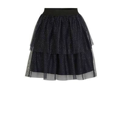 NAME IT KIDS rok Ritty van gerecycled polyester donkerblauw NAME IT KIDS rok Ritty van gerecycled polyester donkerblauw