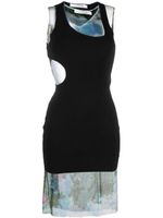 Christopher Esber robe courte Lucid Encircled Edge - Bleu - thumbnail