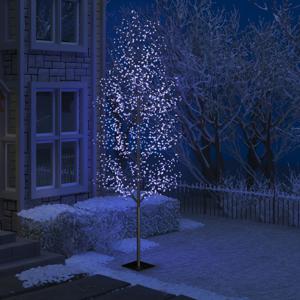 VidaXL Kerstboom 1200 LED&apos;s blauw licht kersenbloesem 400 cm