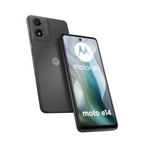 Moto E14 (2/64 GB, accu 5000 mAh, 6,56 inch HD+ 90 Hz display, 13 MP camera, UNISOC® T606 processor, Dual SIM, Android 14 (Go Edition), Charcoal Grey