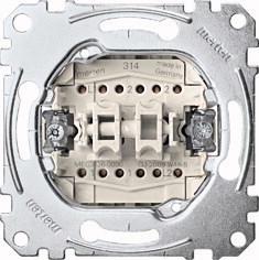 Merten MEG3626-0000 elektrische schakelaar Tuimelschakelaar 1P Metallic