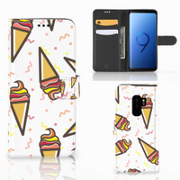 Samsung Galaxy S9 Plus Book Cover Icecream - thumbnail