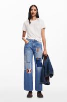 Patchwork jeans - BLUE - 42 - thumbnail