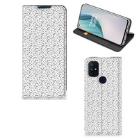 OnePlus Nord N10 5G Hoesje met Magneet Stripes Dots - thumbnail