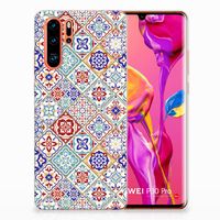 Huawei P30 Pro TPU Siliconen Hoesje Tiles Color