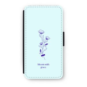 Bloom with grace: iPhone X Flip Hoesje