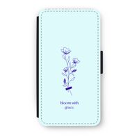 Bloom with grace: iPhone X Flip Hoesje - thumbnail