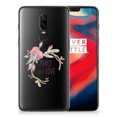 OnePlus 6 Telefoonhoesje met Naam Boho Text