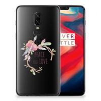 OnePlus 6 Telefoonhoesje met Naam Boho Text
