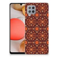 Samsung Galaxy A42 TPU bumper Batik Brown