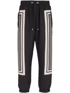 Balmain pantalon de jogging à lien de resserrage - Noir