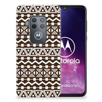 Motorola One Zoom TPU bumper Aztec Brown - thumbnail