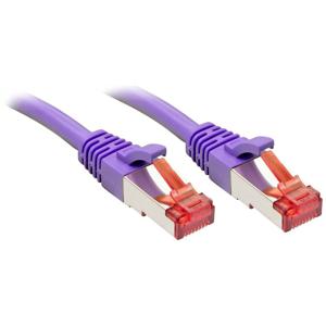 LINDY 47830 RJ45 Netwerkkabel, patchkabel CAT 6 S/FTP 20.00 m Violet 1 stuk(s)