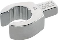 Stahlwille Insteekringsleutel | sleutelwijdte 22 mm 9 x 12 mm | chroom-legering-staal | chroom-vanadium | 1 stuk - 58231022 58231022 - thumbnail