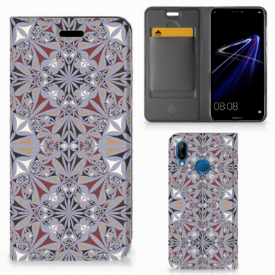 Huawei P20 Lite Standcase Flower Tiles