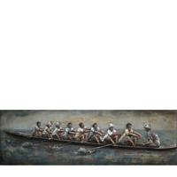 Wanddecoratie 3D Art - Roeiboot