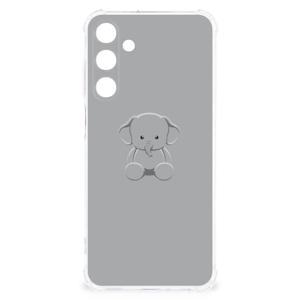 Samsung Galaxy A25 Stevig Bumper Hoesje Grijs Baby Olifant