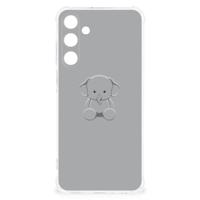 Samsung Galaxy A25 Stevig Bumper Hoesje Grijs Baby Olifant - thumbnail