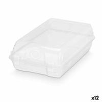 Stapelbare schoenendoos Transparant Plastic 19 x 10,5 x 33 cm (12 Stuks)