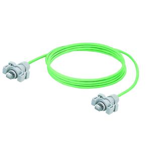 Weidmüller 8815100000 RJ45 Netwerkkabel, patchkabel CAT 6A S/FTP 5.00 m Groen UL gecertificeerd, Vlambestendig, Snagless 1 stuk(s)