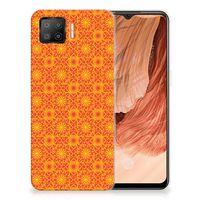 OPPO A73 4G TPU bumper Batik Oranje - thumbnail