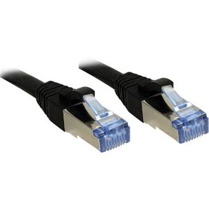 LINDY 47185 RJ45 Netwerkkabel, patchkabel CAT 6A S/FTP 20.00 m Zwart Snagless 1 stuk(s)