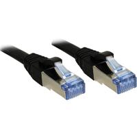 LINDY 47185 RJ45 Netwerkkabel, patchkabel CAT 6A S/FTP 20.00 m Zwart Snagless 1 stuk(s) - thumbnail