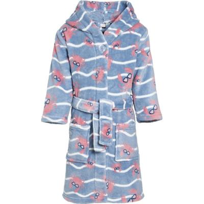 Playshoes Badjas Krab Junior Polyester Blauw Maat 122/128
