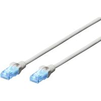 Digitus DK-1512-150 RJ45 Netwerkkabel, patchkabel CAT 5e U/UTP 15.00 m Grijs 1 stuk(s) - thumbnail