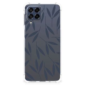 Samsung Galaxy M53 Case Leaves Blue