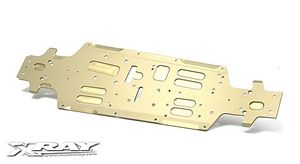 Alu Chassis Long Swiss 7075 T6 (3mm) Hard Coated - XB808 (11) (X351104)