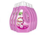 6 flessen Robijn wasmiddel
