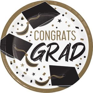 Borden 'Congrats Grad' 23cm (8st)