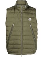 Moncler gilet matelassé Albyt Down - Vert