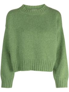 Pringle of Scotland pull en cachemire à coupe crop - Vert