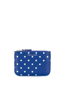 Comme Des Garçons Wallet dotted pattern wallet - Bleu