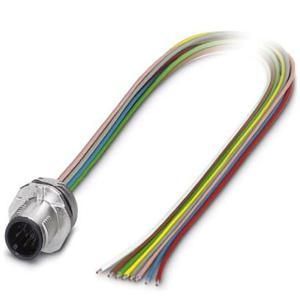 Phoenix Contact 1523492 Sensor/actuator steekconnector M12 Aantal polen: 8 Stekker, inbouw 0.50 m 1 stuk(s)