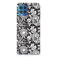 Motorola Moto G100 TPU Case Black Flowers