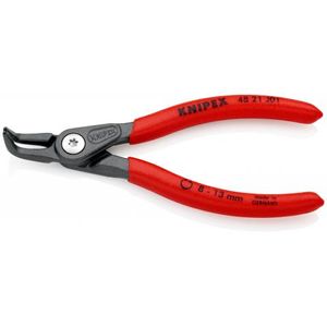 Knipex 48 21 J01 Precisie-borgveertang Geschikt voor borgringen Binnenringen 8-13 mm Puntvorm 90° haaks