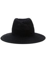 Maison Michel chapeau à ruban en gros-grain - Noir