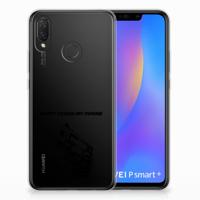 Huawei P Smart Plus Silicone-hoesje Gun Don't Touch My Phone