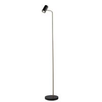 Highlight Vloerlamp Burgos 1 lichts - 2e kans - H 134 cm zwart goud - thumbnail