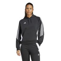 adidas Tiro 24 Hoodie Dames Zwart Wit - thumbnail